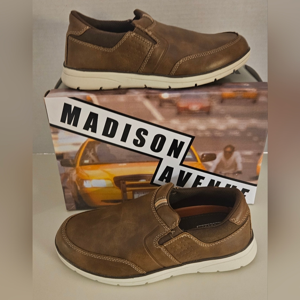 Boys  Brown Slip-On Shoes